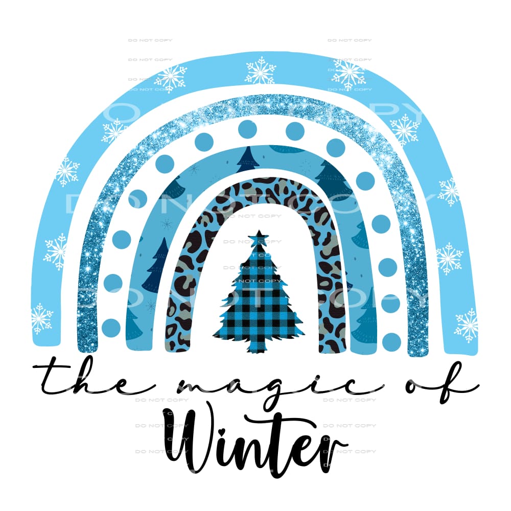 the magic of winter #7532 Sublimation transfers - Heat 