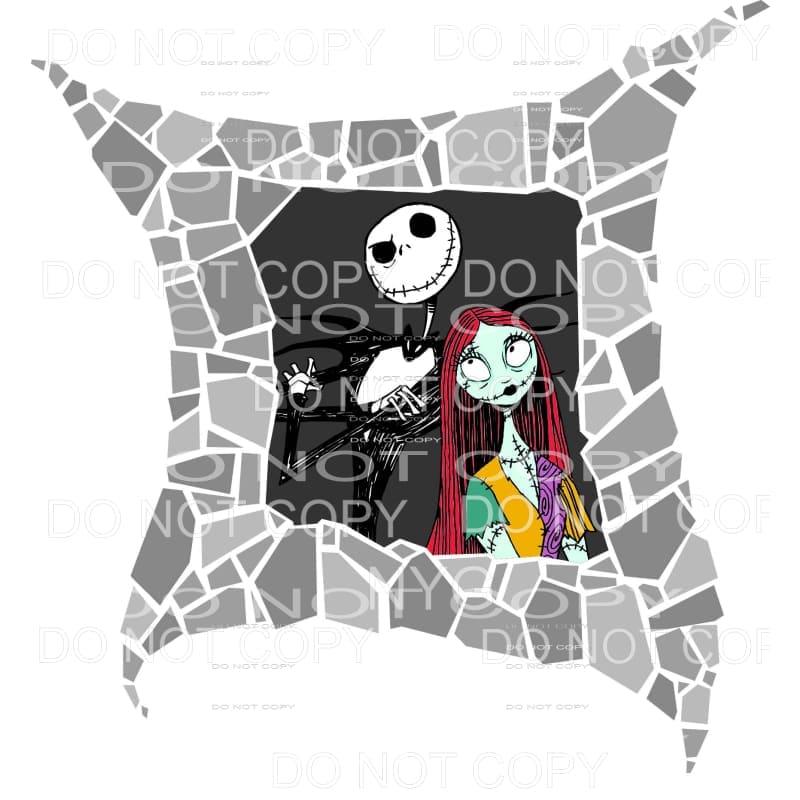 The Nightmare Before Christmas Sally and Jack Skellington 