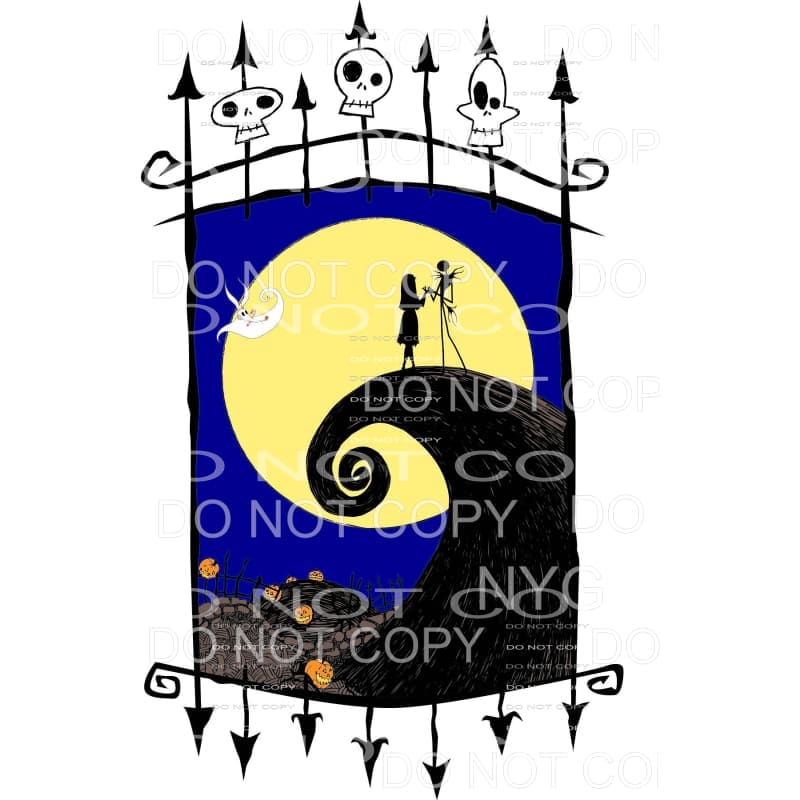 The Nightmare Before Christmas Sally and Jack Skellington 