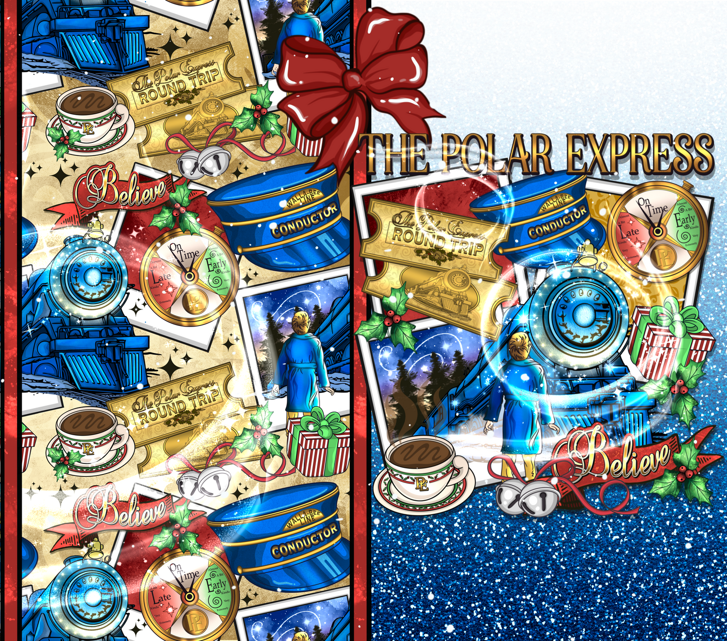 The Polar Express #8319 Sublimation transfers - Heat