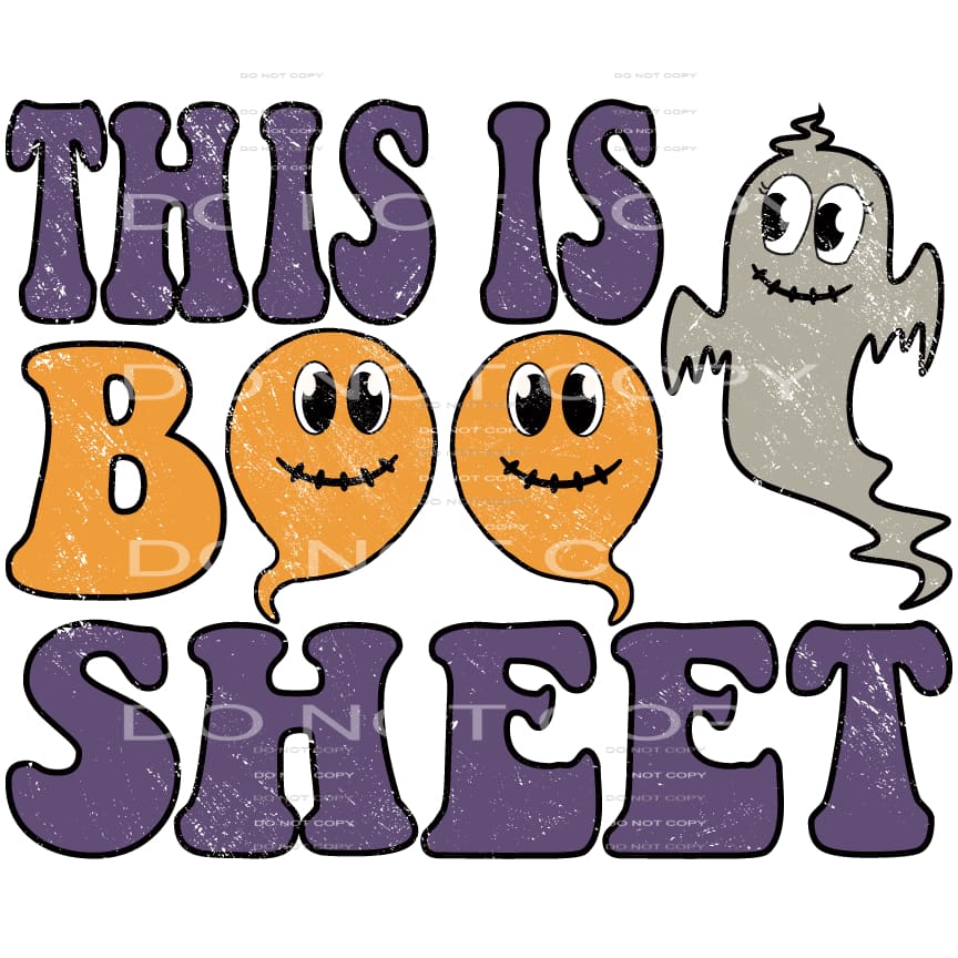 this is boo sheet #8617 Sublimation transfers - Heat 