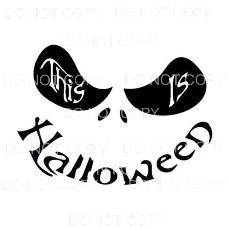 This Is Halloween Jack Skellington Face Nightmare Before 