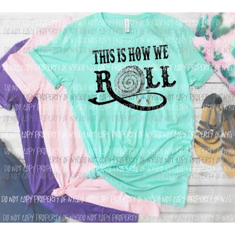 This is how we roll sublimation transfers Heat Transfer