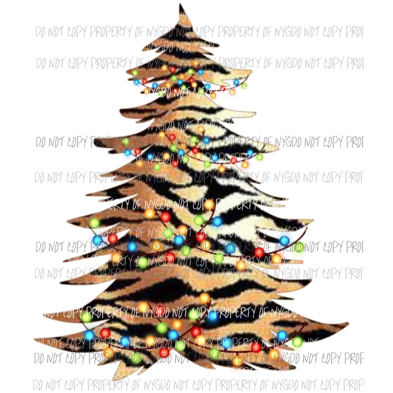 Tiger tree Sublimation transfers Heat Transfer
