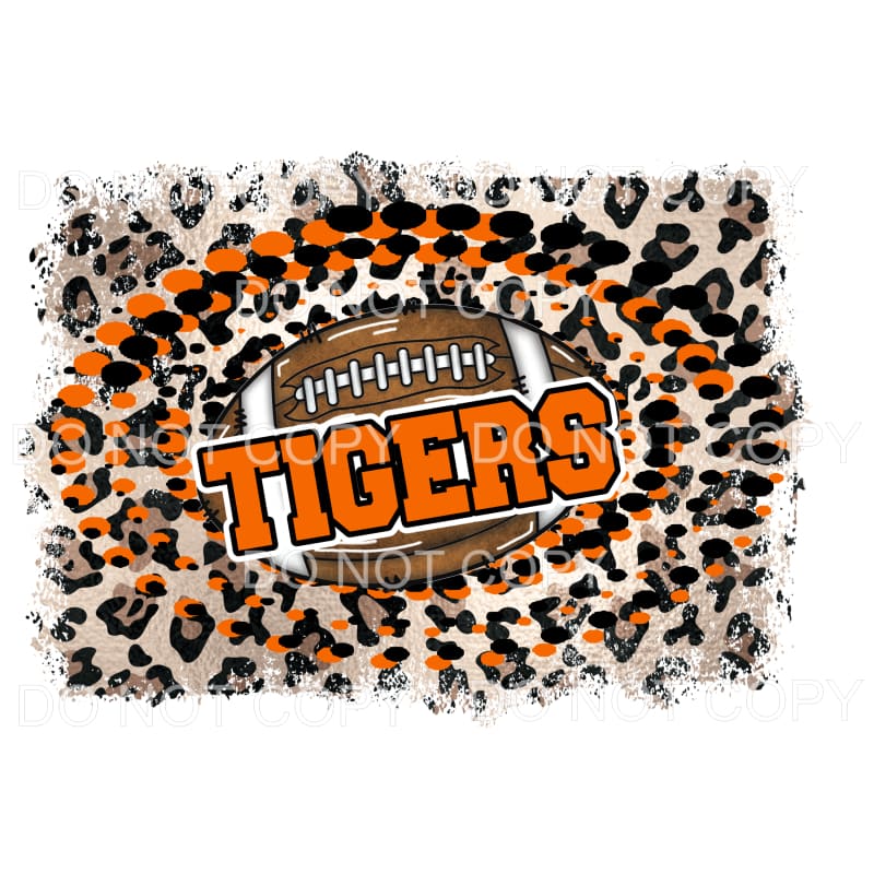 TIGERS football # 538 Sublimation transfers - Heat Transfer