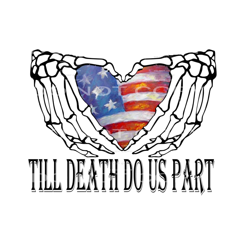 till death do us part #6645 Sublimation transfers - Heat 
