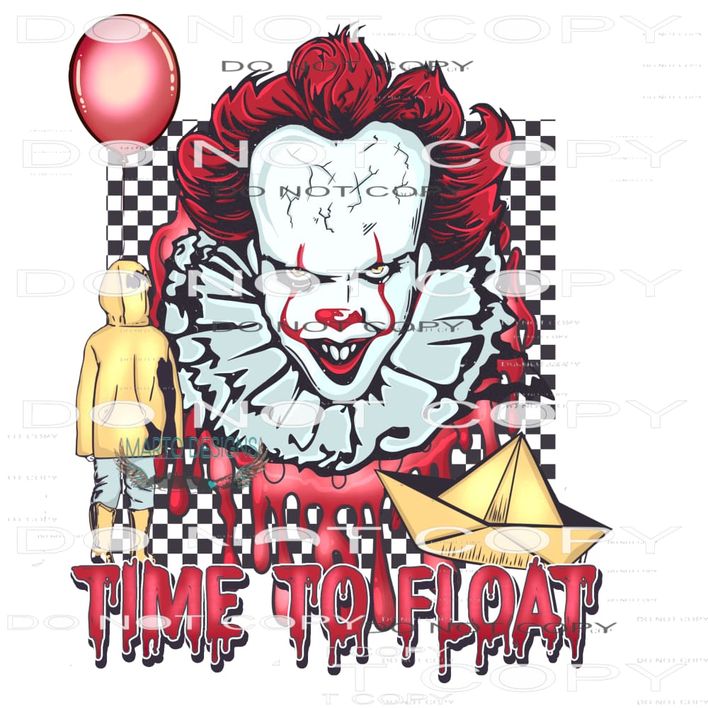 Time To Float #7731 Sublimation transfer - Heat Transfer