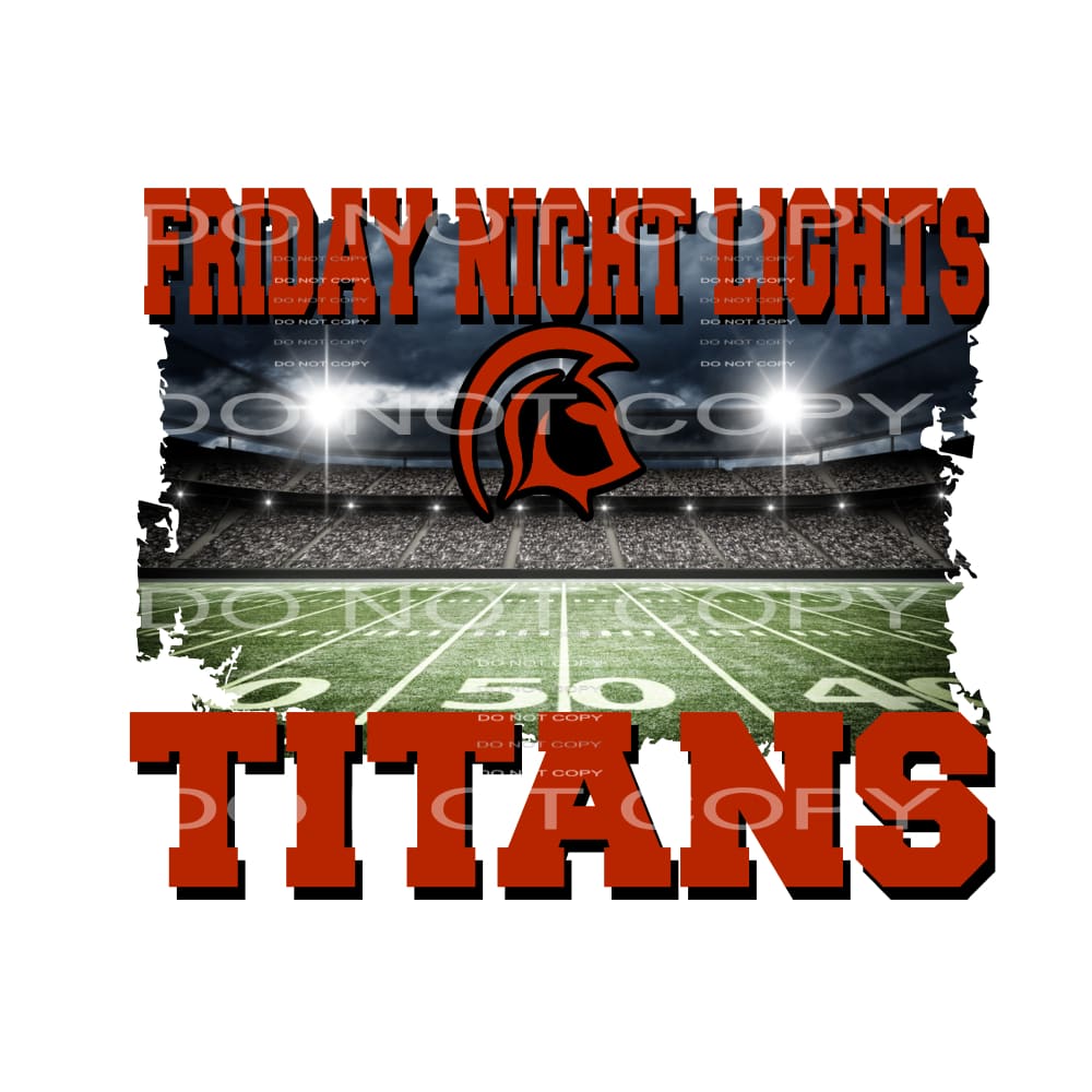 TITANS Colors in dropdown menu Sublimation transfers - Heat 