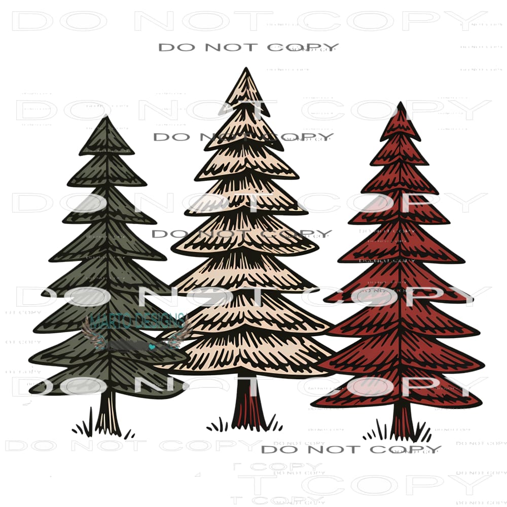 Trees #6784 Sublimation transfers - Heat Transfer Graphic