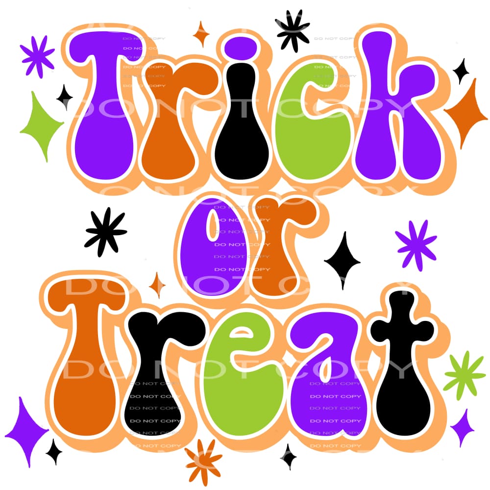 trick or treat #7698 Sublimation transfers - Heat Transfer