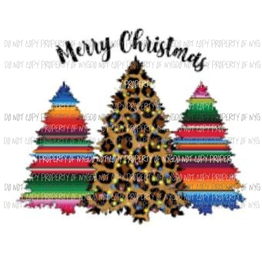 tricolor trees Sublimation transfers Heat Transfer