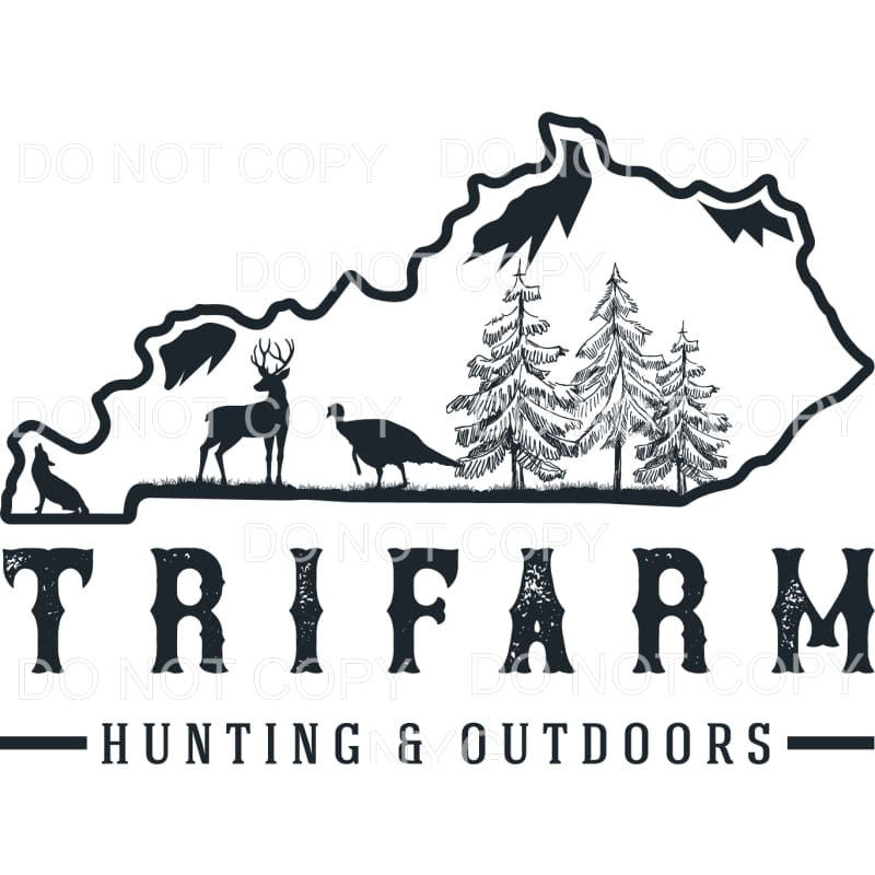 TRIFARM Hunting and outdoors Kentucky Sublimation transfers 