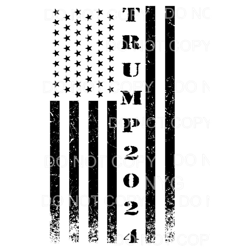 TRUMP 2024 FLAG # 1 Sublimation transfers - Heat Transfer