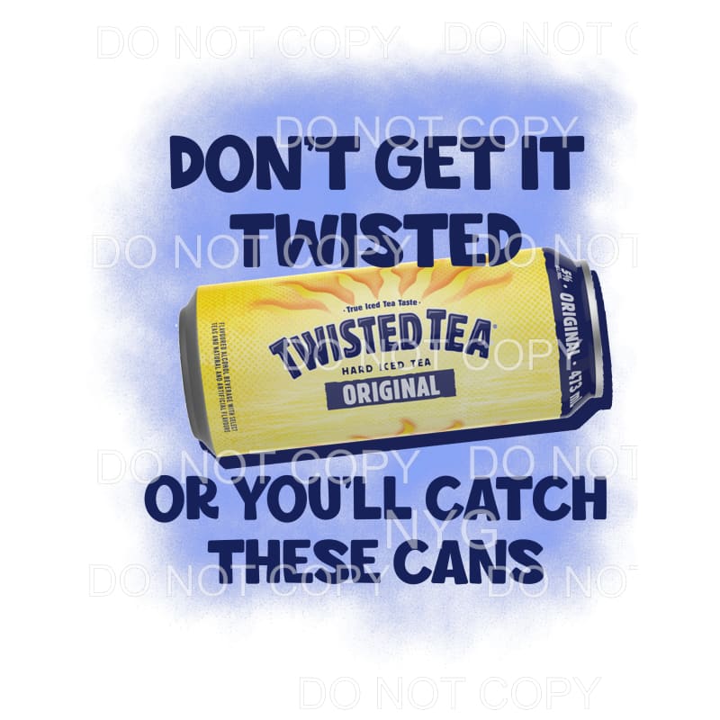 Twisted Tea #1 Sublimation transfers - Heat Transfer