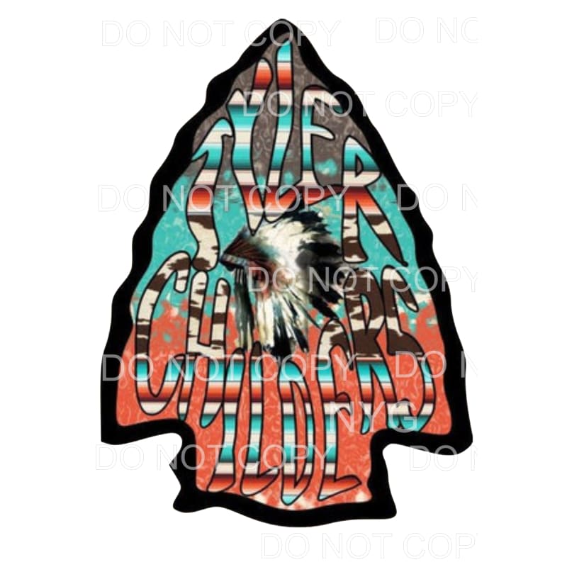 Tyler Childers Arrowhead Indian Head Dress Sublimation 