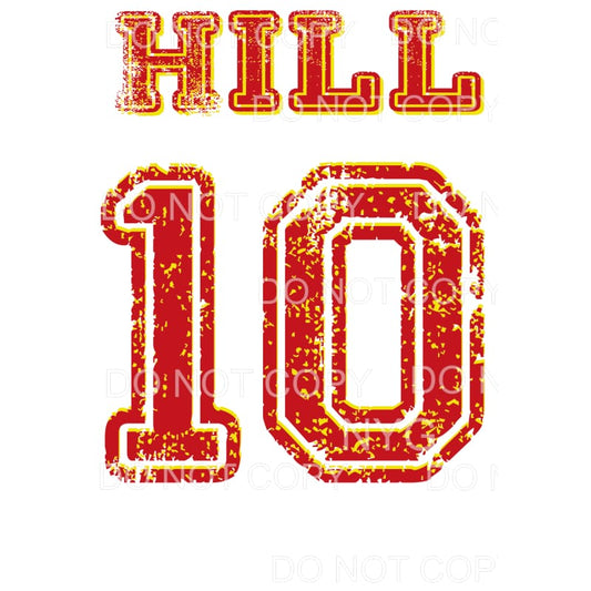 Tyreek Hill Chiefs # 5 Sublimation transfers - Heat Transfer