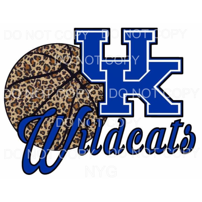 UK Wildcats Basketball Leopard University Of Kentucky 
