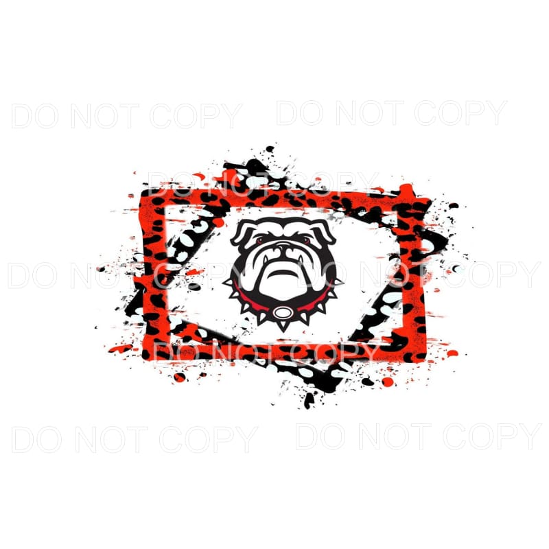 University of Georgia Bulldogs Football Mascot Red Black 