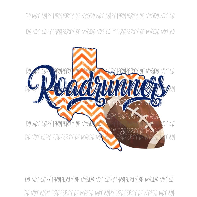 UTSA Roadrunners Texas San Antonio football chevron state Sublimation transfers Heat Transfer
