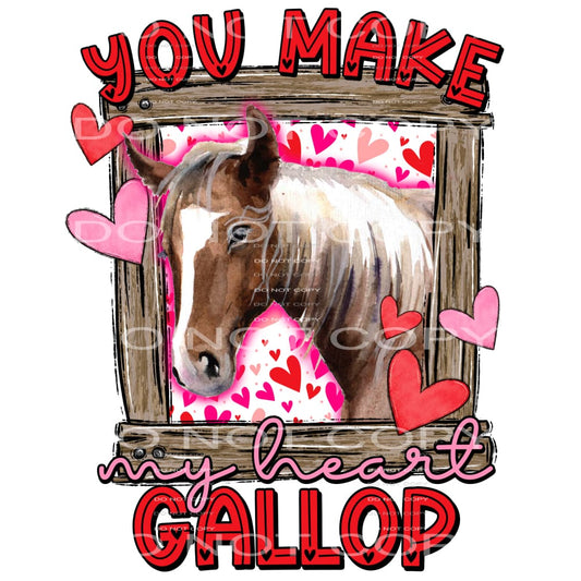 Valentine # 2455 Sublimation transfers - Heat Transfer