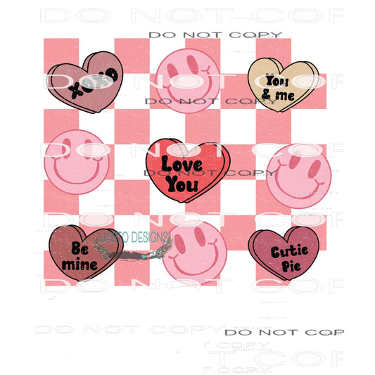 Valentine Candy #9101 Sublimation transfers - Heat Transfer