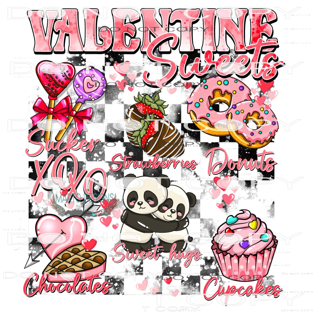 Valentine Sweet #8756 Sublimation transfers - Heat Transfer