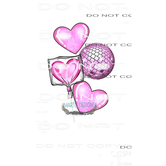 Valentines Vibes Sleeve #8759 Sublimation transfers - Heat