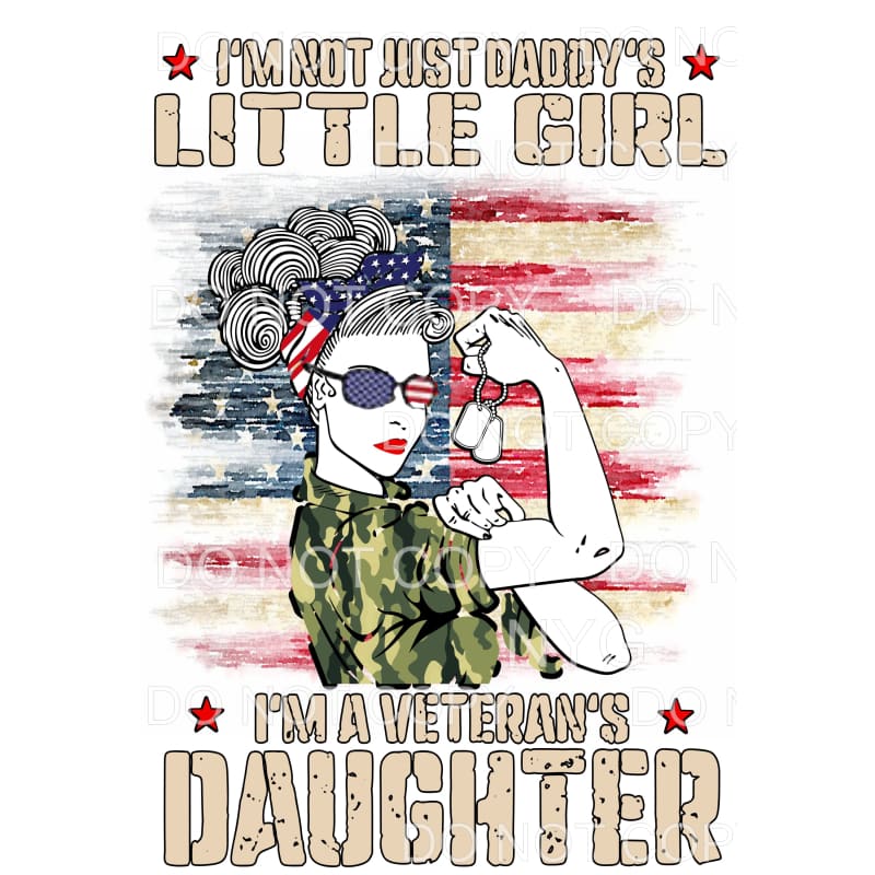 Veterans Daughter # 323 Sublimation transfers - Heat 
