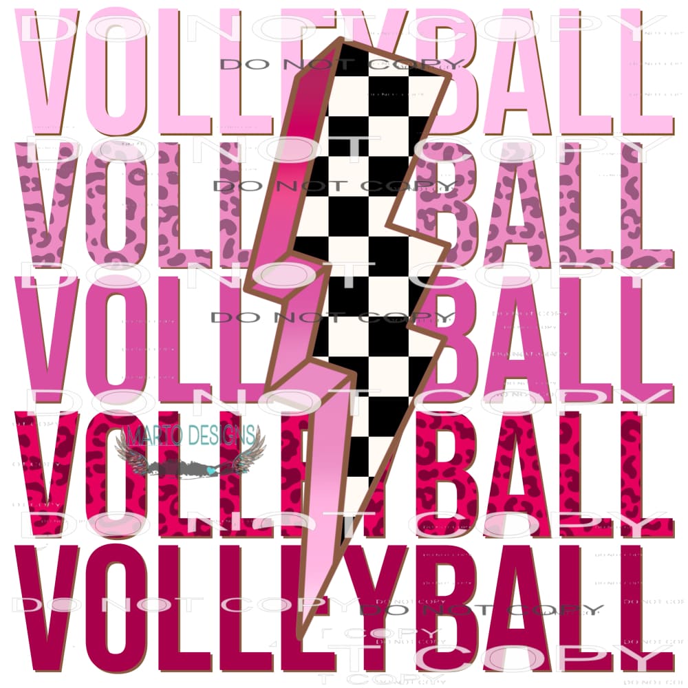 Volleyball #9383 Sublimation transfers - Heat Transfer