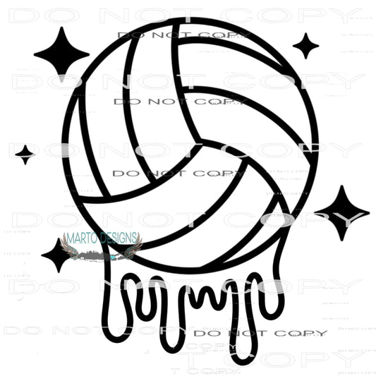 Volleyball #9386 Sublimation transfers - Heat Transfer