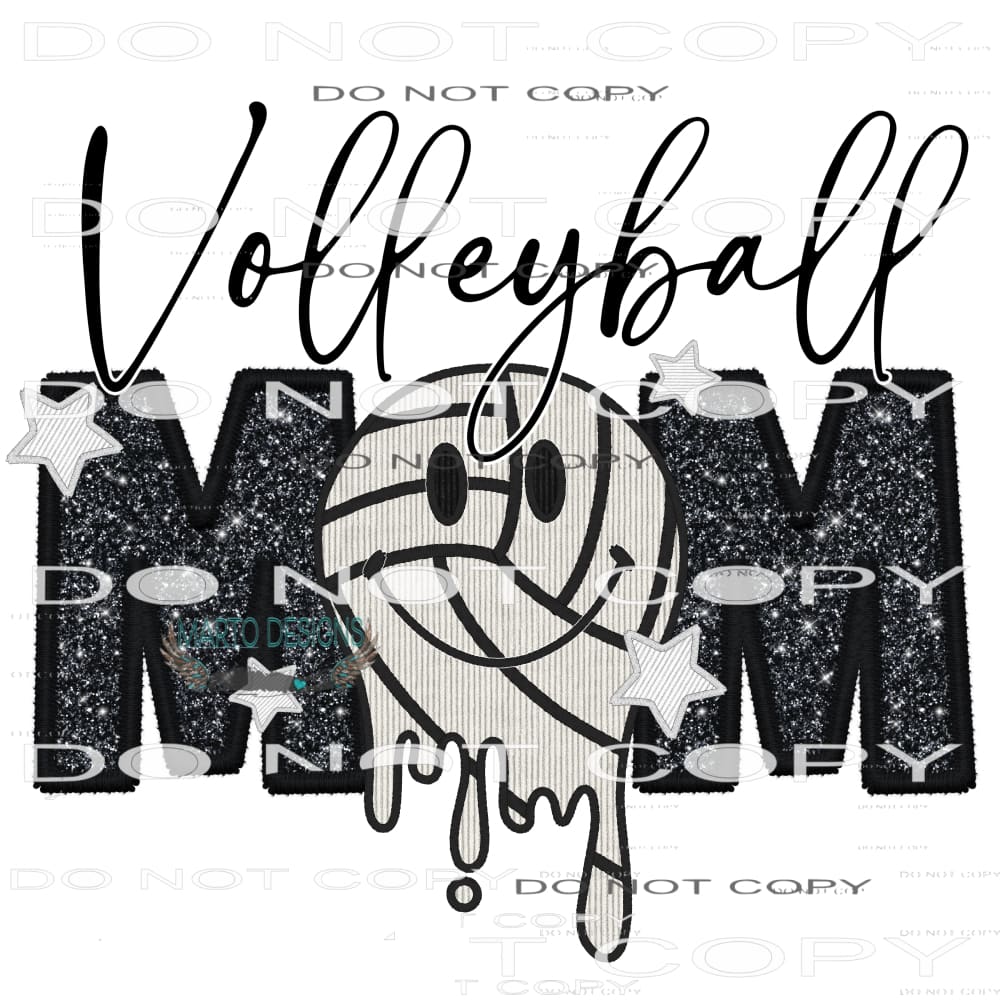 Volleyball Mom #7304 Sublimation transfers - Heat Transfer