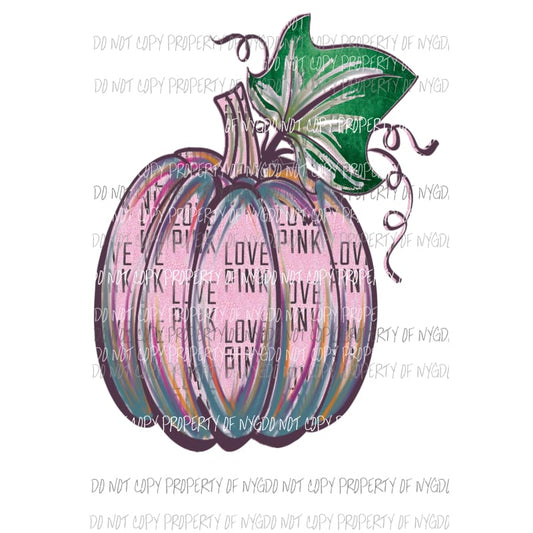 VS pink Pumpkin 1 Victoria Secret Sublimation transfers Heat Transfer