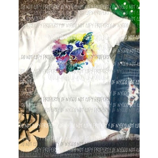 watercolor cow 2 sublimation transfer Heat Transfer