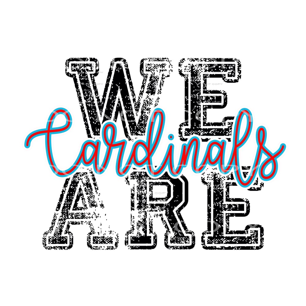 We are cardinals Red Sublimation transfers - Heat Transfer