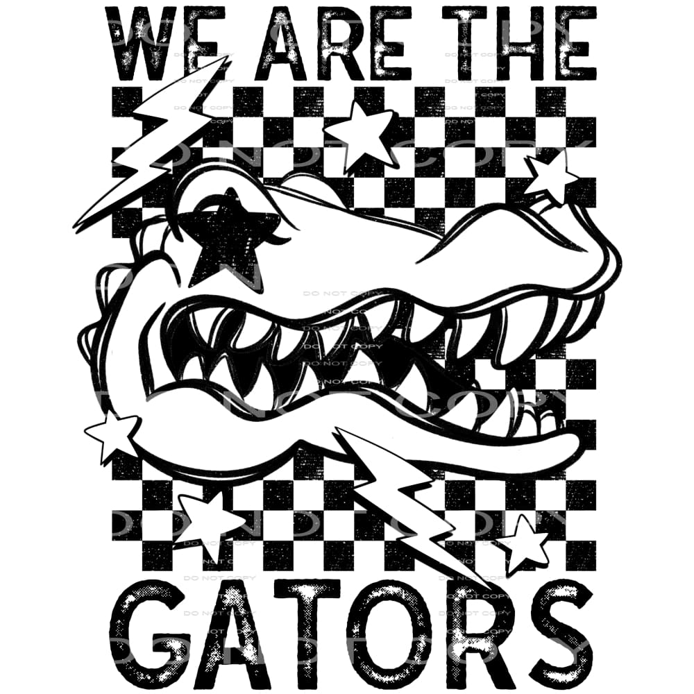 We Are The Gators #5787 Sublimation transfers - Heat