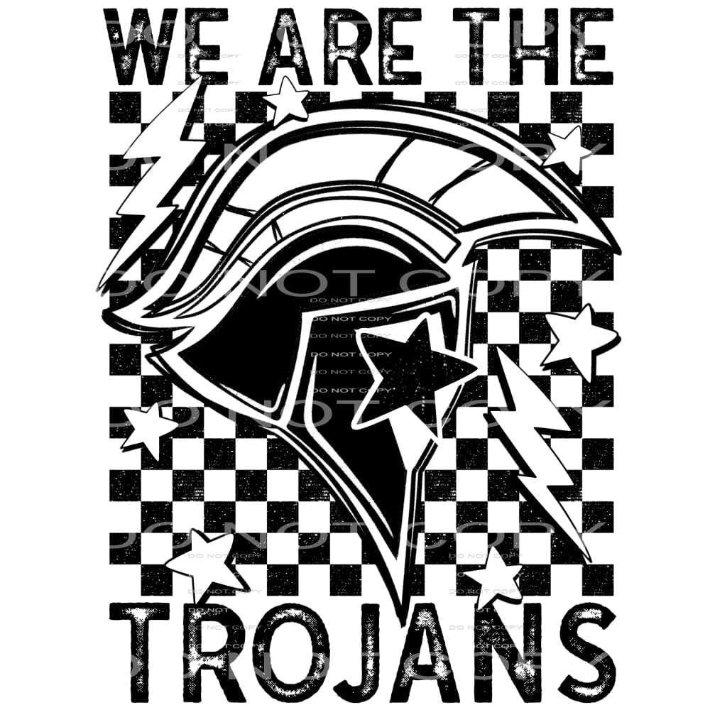 We Are The Trojans #5791 Sublimation transfers - Heat