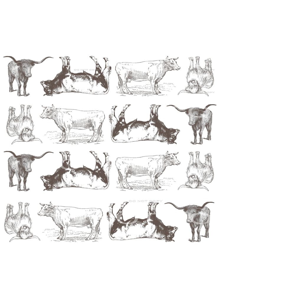 Western Boho #2615 Sublimation transfers - Heat Transfer