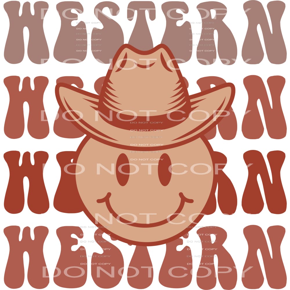 Western Boho #2765 Sublimation transfers - Heat Transfer