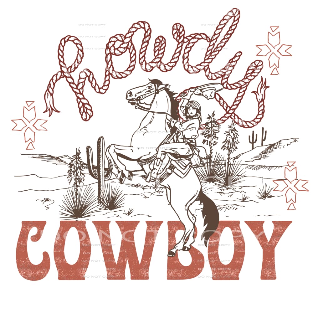 Western Boho #2936 Sublimation transfers - Heat Transfer