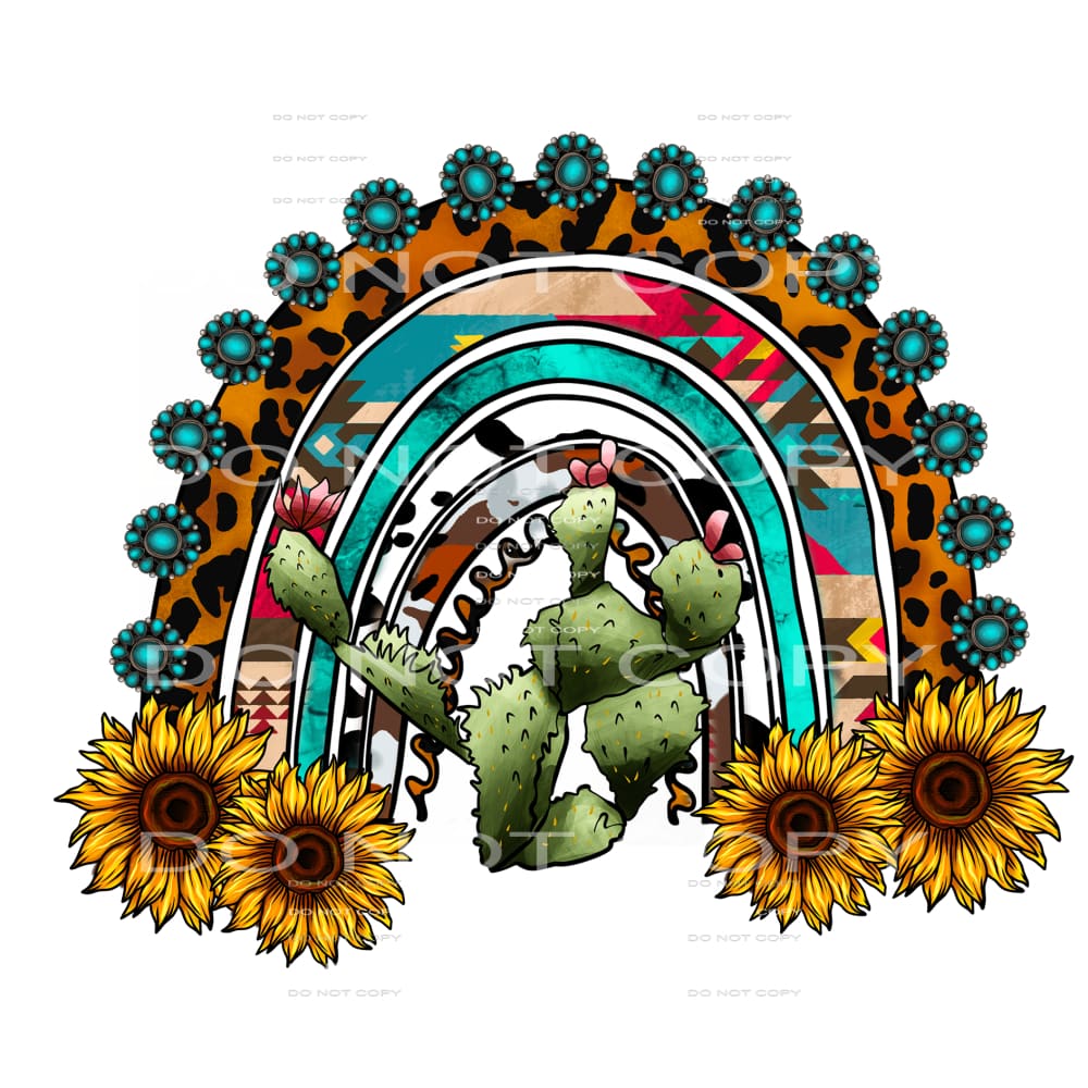 Western Boho #3748 Sublimation transfers - Heat Transfer