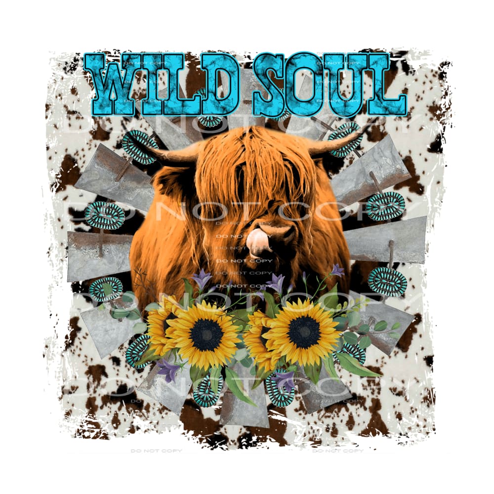 Western Boho #3757 Sublimation transfers - Heat Transfer