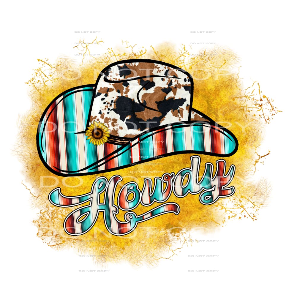 Western Boho #3758 Sublimation transfers - Heat Transfer