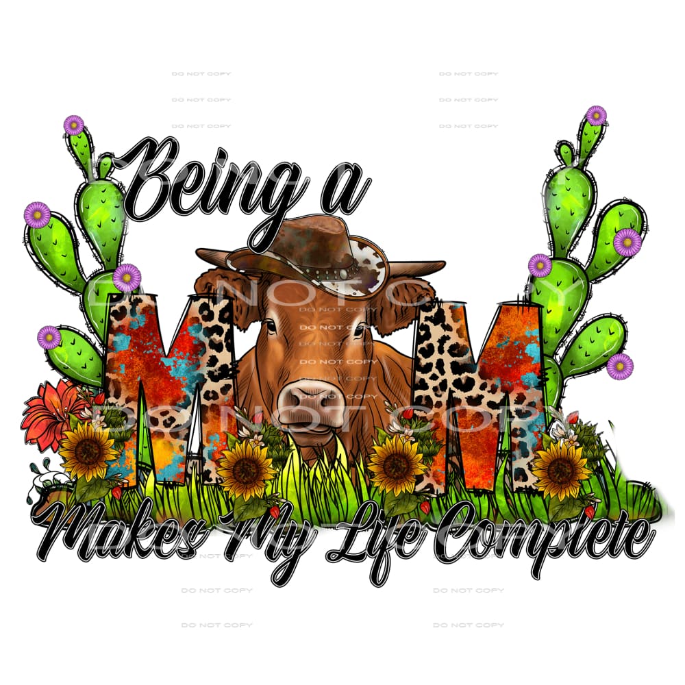 Western Boho #3765 Sublimation transfers - Heat Transfer