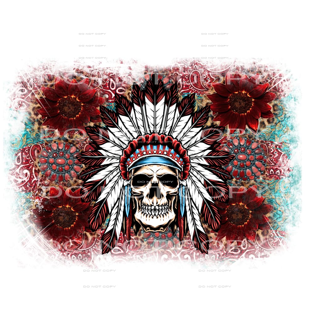 Western Boho #3775 Sublimation transfers - Heat Transfer