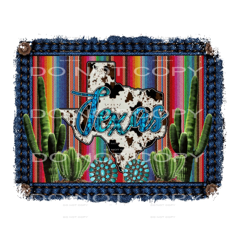 Western Boho #3853 Sublimation transfers - Heat Transfer