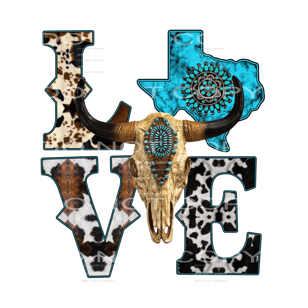 Western Boho #4030 Sublimation transfers - Heat Transfer