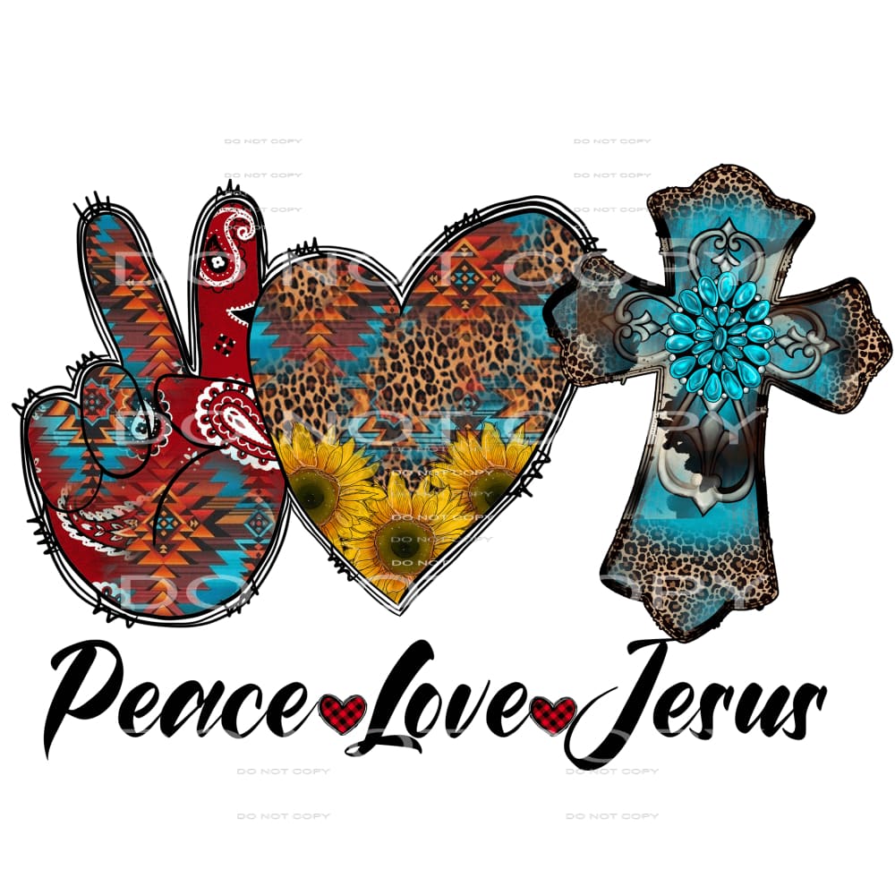Western Boho #4069 Sublimation transfers - Heat Transfer