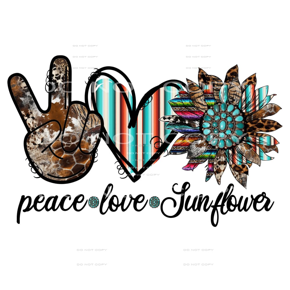 Western Boho #4087 Sublimation transfers - Heat Transfer