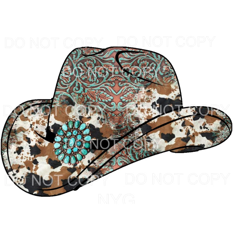 Western Cowboy Hat #5 Sublimation transfers - Heat Transfer