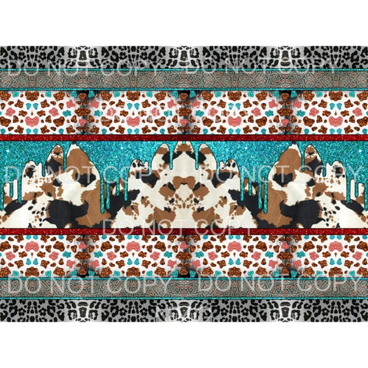 Western Pattern Sheet #2 Sublimation transfers - Heat 